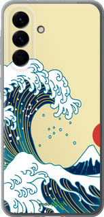 Силиконовый чехол Японские волны для Samsung Galaxy A56 - 5533u-3882 изображение 