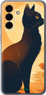 Силиконовый чехол Черная кошка v2 для Samsung Galaxy A56 - 5830u-3882 изображение 