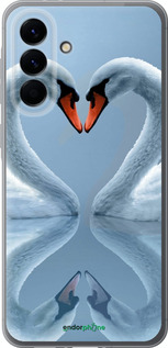 Силиконовый чехол Лебеди для Samsung Galaxy A56 - 6007u-3882 изображение 