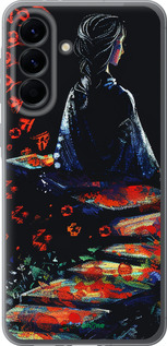 Силиконовый чехол Мечтательная девушка для Samsung Galaxy A56 - 6042u-3882 изображение 