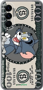 Силиконовый чехол Том и джерри для Samsung Galaxy A56 - 6291u-3882 изображение 