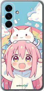 Силиконовый чехол Девочка аниме радуга для Samsung Galaxy A56 - 6304u-3882 изображение 