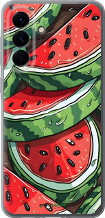 Силіконовий чехол Кавун для Samsung Galaxy A56 - 6315u-3882 изображение 