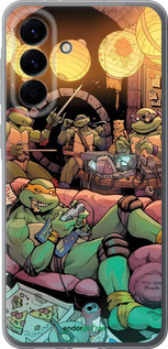 Силиконовый чехол Черепашки нинзя для Samsung Galaxy A56 - 6346u-3882 изображение 