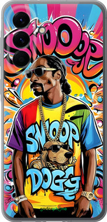 Силиконовый чехол Снуп дог для Samsung Galaxy A56 - 6348u-3882 изображение 