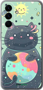 Силіконовий чехол Милый котик для Samsung Galaxy A56 - 6364u-3882 изображение 