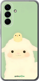 Силиконовый чехол Барашек и ципленок для Samsung Galaxy A56 - 6369u-3882 изображение 