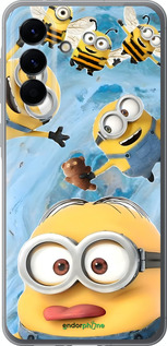 Силиконовый чехол Миньоны для Samsung Galaxy A56 - 6386u-3882 изображение 