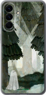 Силиконовый чехол С изображением соснового леса и привидения для Samsung Galaxy A56 - 6420u-3882 изображение 