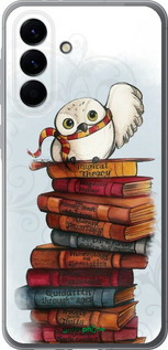 Силиконовый чехол Сова и книги для Samsung Galaxy A56 - 6436u-3882 изображение 