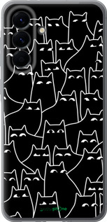 Силиконовый чехол С изображением кошек для Samsung Galaxy A56 - 6470u-3882 изображение 