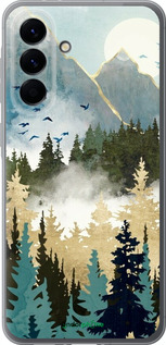 Силіконовий чехол Із зображенням лісового пейзажу для Samsung Galaxy A56 - 6548u-3882 изображение 