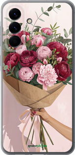 Силиконовый чехол Пионы 1 для Samsung Galaxy A56 - 6705u-3882 изображение 