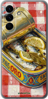 Силиконовый чехол Vintage Sardine Tin Phone для Samsung Galaxy A56 - 6772u-3882 изображение 