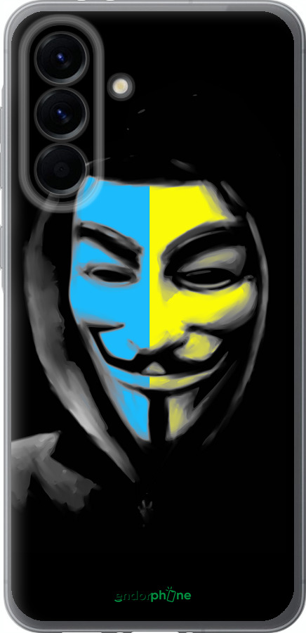 Силиконовый чехол Украинский анонимус для Samsung Galaxy A56 - 1062u-3882 изображение 