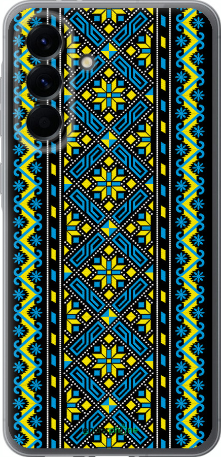 Силиконовый чехол Вышиванка 39 для Samsung Galaxy A56 - 1173u-3882 изображение 