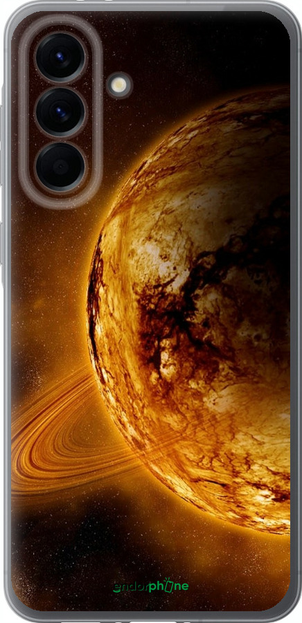 Силиконовый чехол Жёлтый Сатурн для Samsung Galaxy A56 - 170u-3882 изображение 