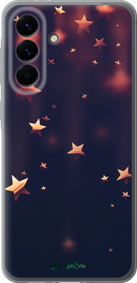 Силіконовий чехол Падаючі зірки для Samsung Galaxy A56 - 3974u-3882 изображение 