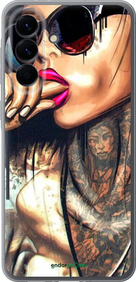 Силиконовый чехол Девушка в тату для Samsung Galaxy A56 - 4001u-3882 изображение 