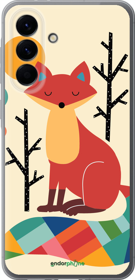 Силиконовый чехол Rainbow fox для Samsung Galaxy A56 - 4010u-3882 изображение 