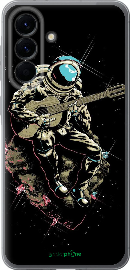 Силиконовый чехол Космонавт с гиратой для Samsung Galaxy A56 - 4138u-3882 изображение 