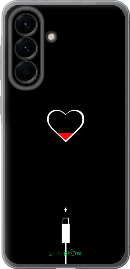 Силіконовий чехол Підзарядка серця для Samsung Galaxy A56 - 4274u-3882 изображение 