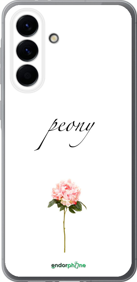 Силиконовый чехол Пион для Samsung Galaxy A56 - 4366u-3882 изображение 