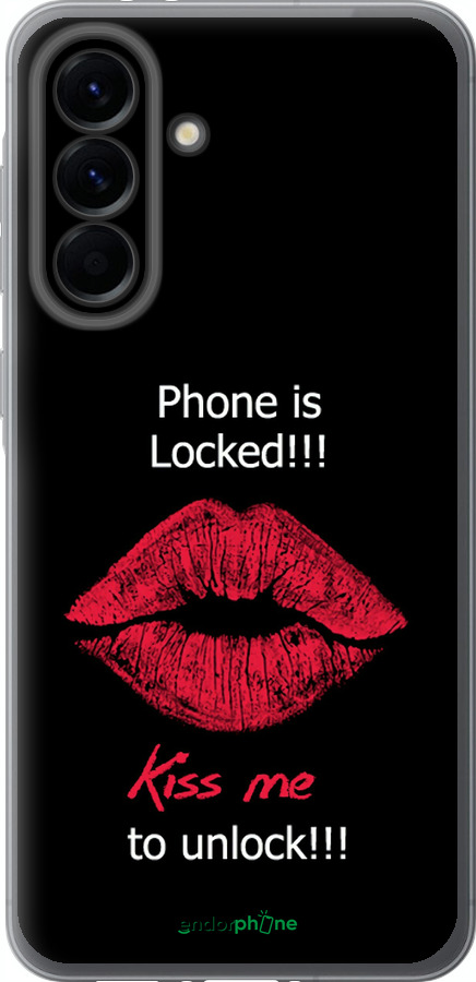 Силіконовий чехол Розблокуй-поцілуй для Samsung Galaxy A56 - 4372u-3882 изображение 