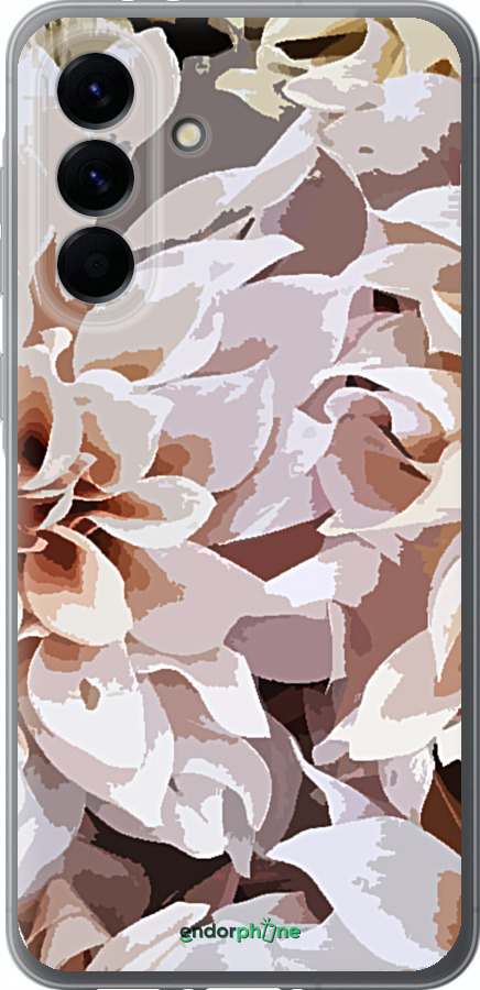 Силиконовый чехол пионы акварелью для Samsung Galaxy A56 - 4376u-3882 изображение 