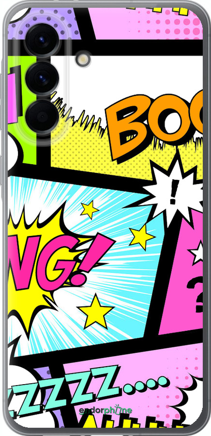 Силиконовый чехол Комикс 1 для Samsung Galaxy A56 - 4407u-3882 изображение 