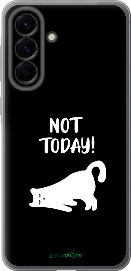 Силиконовый чехол Уставший кот для Samsung Galaxy A56 - 4535u-3882 изображение 