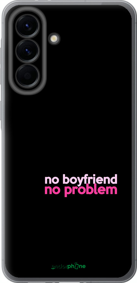Силиконовый чехол no boyfriend no problem для Samsung Galaxy A56 - 4549u-3882 изображение 