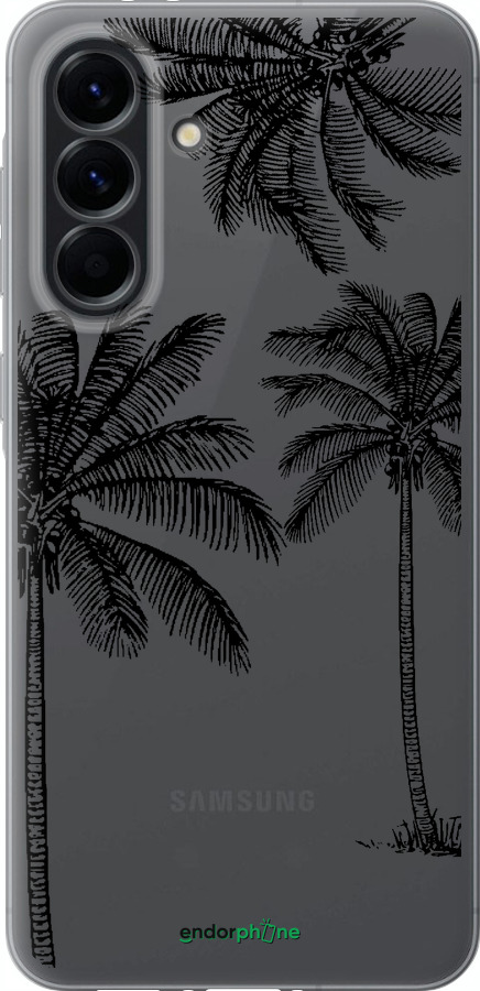 Силіконовий чехол Пальми1 для Samsung Galaxy A56 - 4634u-3882 изображение 