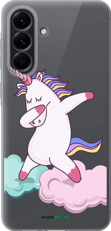 Силиконовый чехол Единорог для Samsung Galaxy A56 - 4702u-3882 изображение 