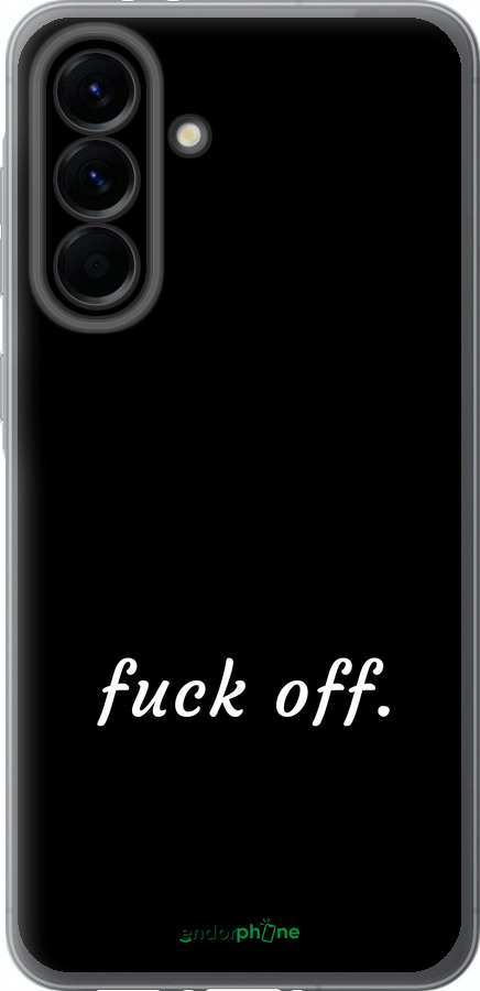 Силиконовый чехол Fuck off для Samsung Galaxy A56 - 4731u-3882 изображение 