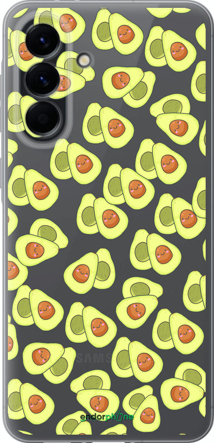 Силиконовый чехол Весёлые авокадо для Samsung Galaxy A56 - 4799u-3882 изображение 