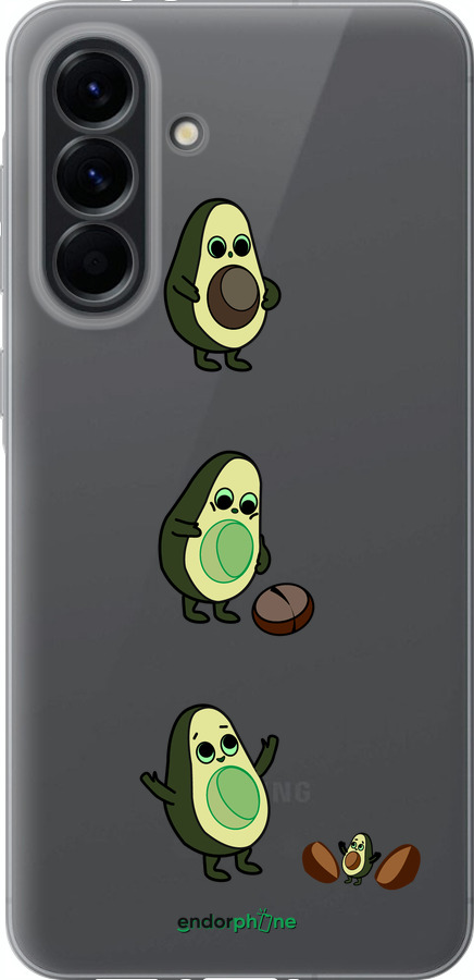 Силіконовий чехол Авокадо 1 для Samsung Galaxy A56 - 4857u-3882 изображение 