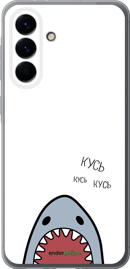 Силиконовый чехол Акула для Samsung Galaxy A56 - 4870u-3882 изображение 