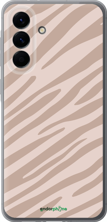 Силиконовый чехол Зебра беж для Samsung Galaxy A56 - 4875u-3882 изображение 