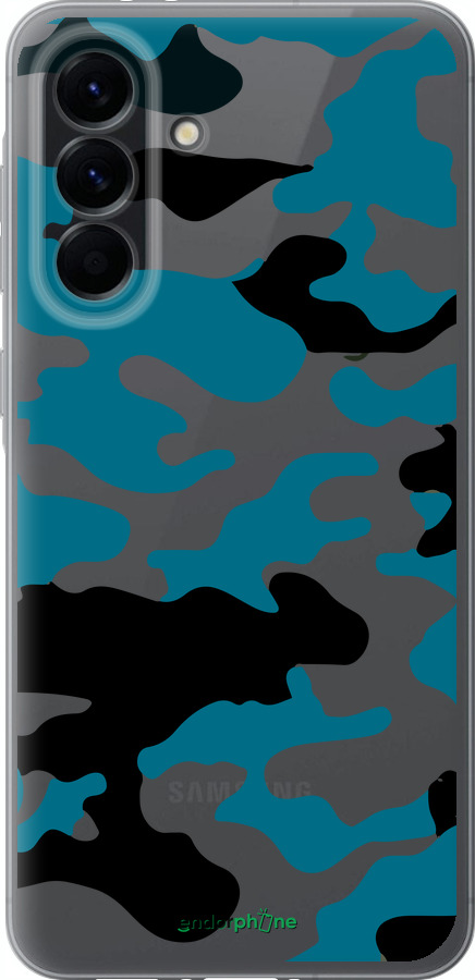 Силиконовый чехол Камуфляж прозрачный фон для Samsung Galaxy A56 - 4877u-3882 изображение 