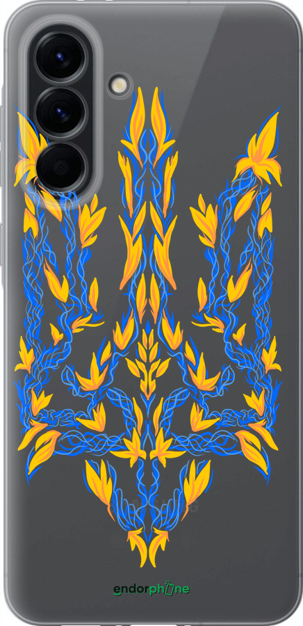 Силиконовый чехол Герб Украины v3 для Samsung Galaxy A56 - 5313u-3882 изображение 