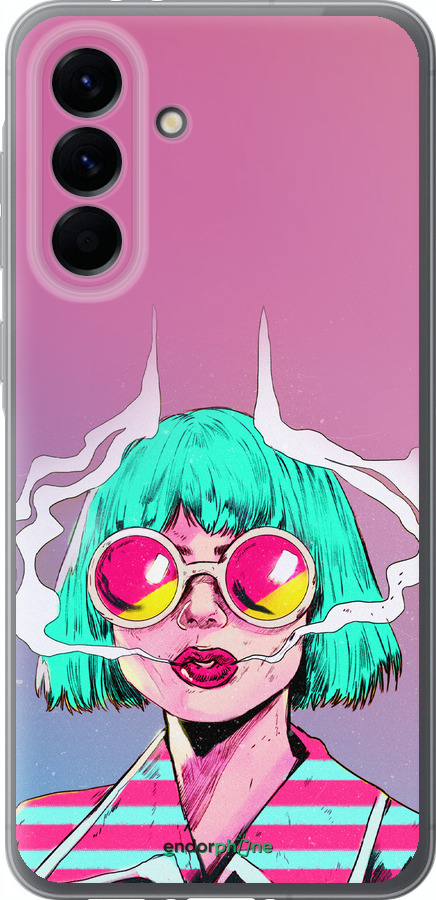 Силиконовый чехол Поп арт девушка для Samsung Galaxy A56 - 5378u-3882 изображение 