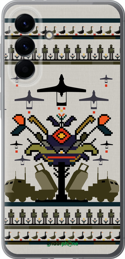 Силиконовый чехол Вышиванка UA для Samsung Galaxy A56 - 5446u-3882 изображение 