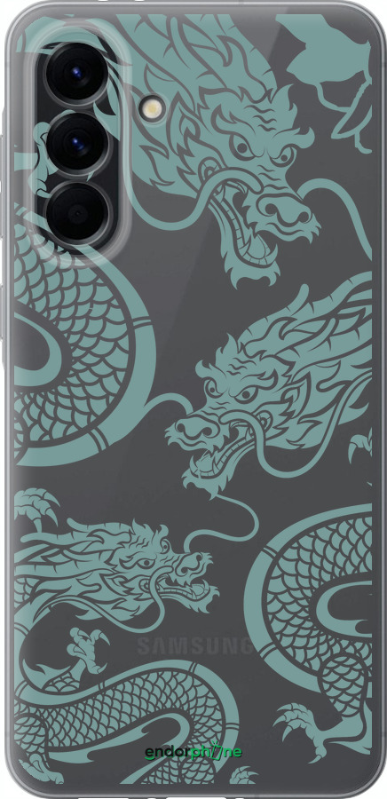 Силиконовый чехол Дракон для Samsung Galaxy A56 - 5476u-3882 изображение 