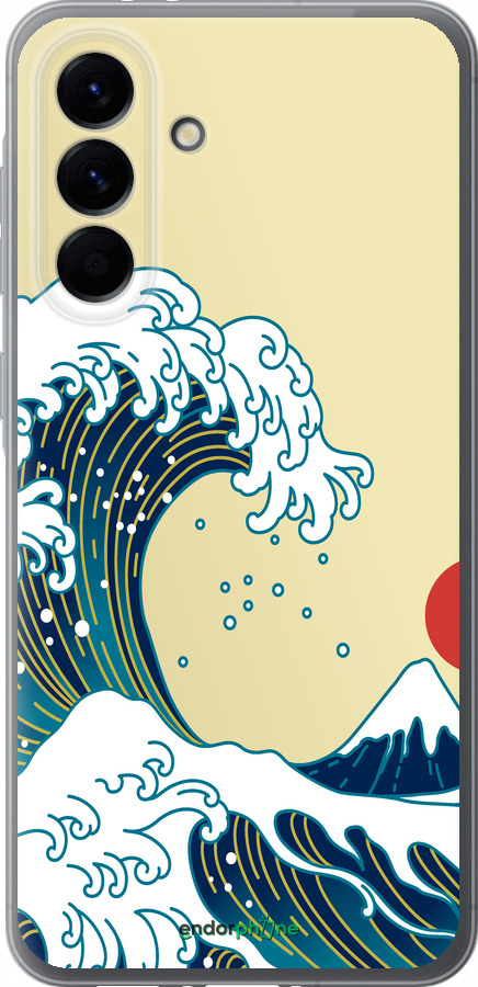 Силиконовый чехол Японские волны для Samsung Galaxy A56 - 5533u-3882 изображение 