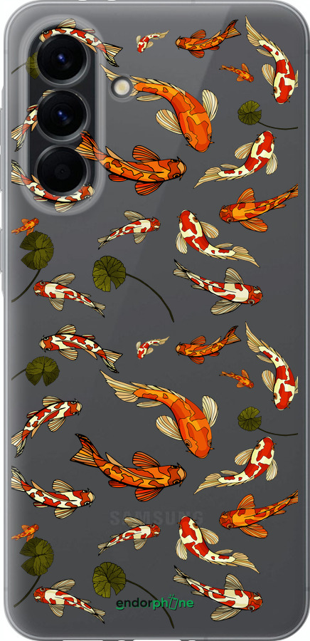 Силіконовий чехол Риби Кої для Samsung Galaxy A56 - 5535u-3882 изображение 