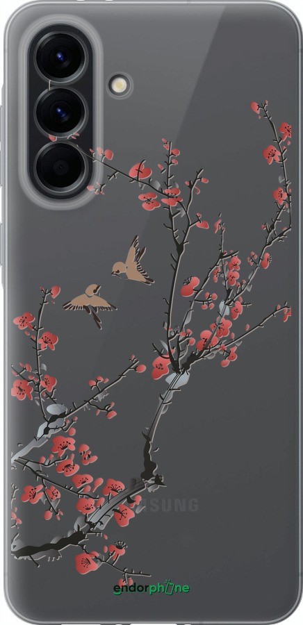 Силіконовий чехол Сакура v2 для Samsung Galaxy A56 - 5538u-3882 изображение 