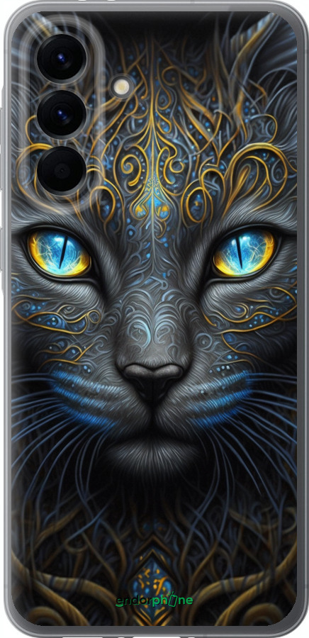 Силиконовый чехол Кошка для Samsung Galaxy A56 - 5548u-3882 изображение 