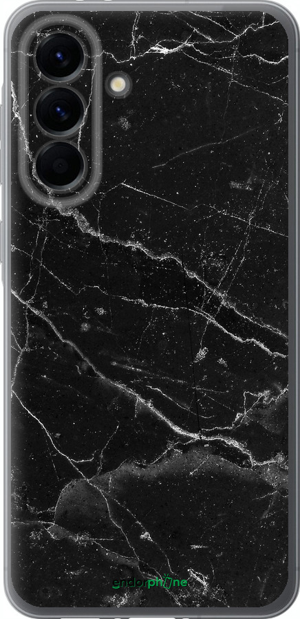 Силиконовый чехол Черный мрамор v2 для Samsung Galaxy A56 - 5568u-3882 изображение 