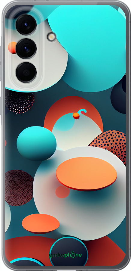 Силиконовый чехол Горошек абстракция для Samsung Galaxy A56 - 5608u-3882 изображение 